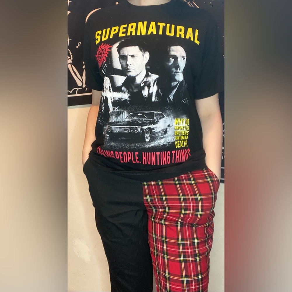 Large Supernatural tee and Large pants all from hot topic bundle